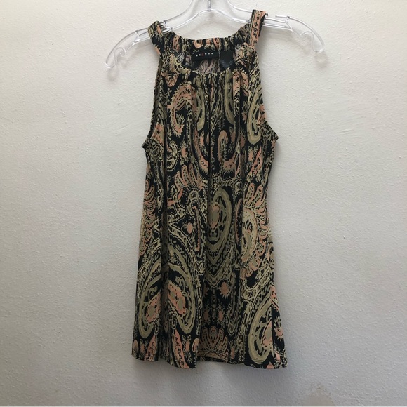 Axcess Women’s Size S Blouse Tank Multicolor Sleeveless - Picture 5 of 11